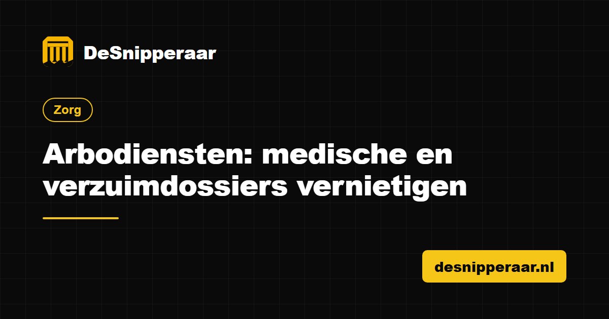 Dossiers medicaux et d'absence d'un service de sante au travail prets pour une destruction en confiance
