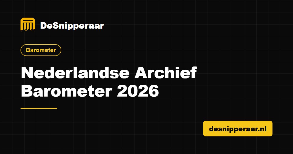 Baromètre néerlandais des archives 2026, les chiffres publics sur les fuites de données et le risque lié au papier en un coup d'oeil
