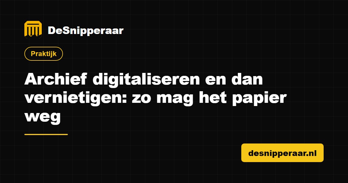 Digitalizar un archivo y luego destruir los originales en papel