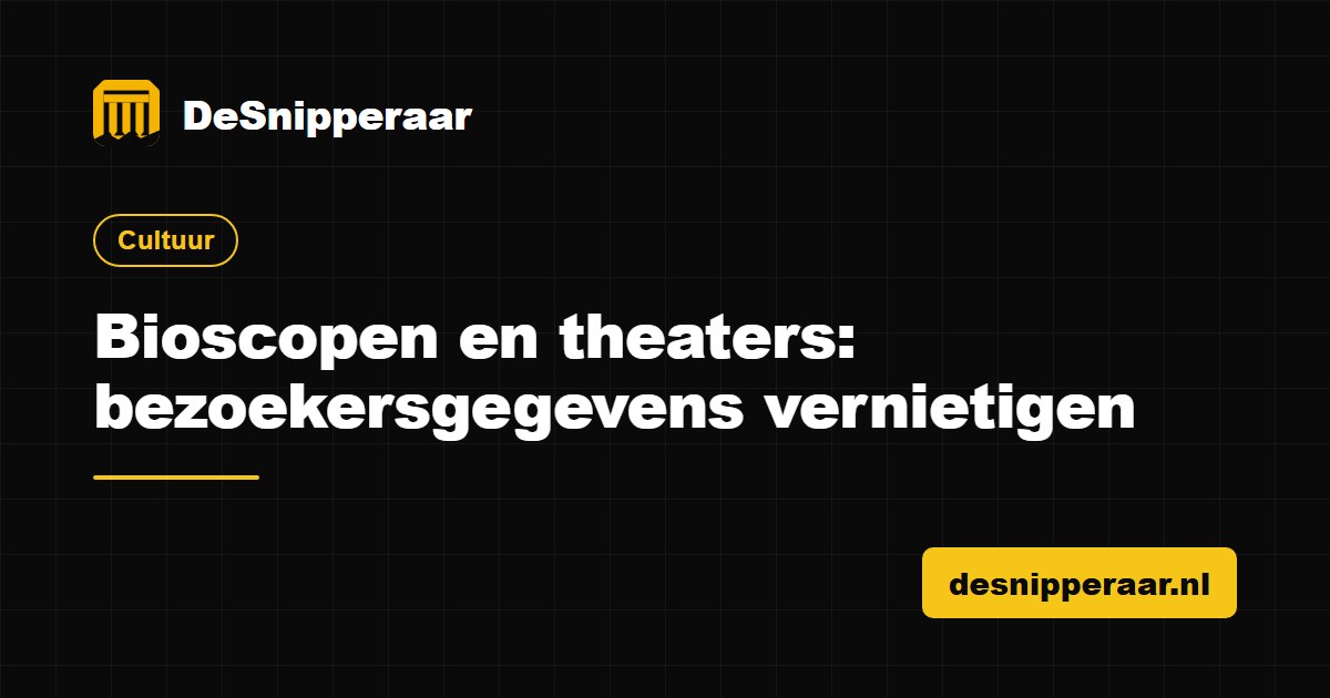 A cinema and theatre's ticket and subscriber data ready for confidential destruction