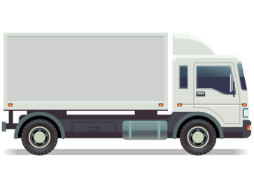 Shredder-truck voor vernietiging op locatie